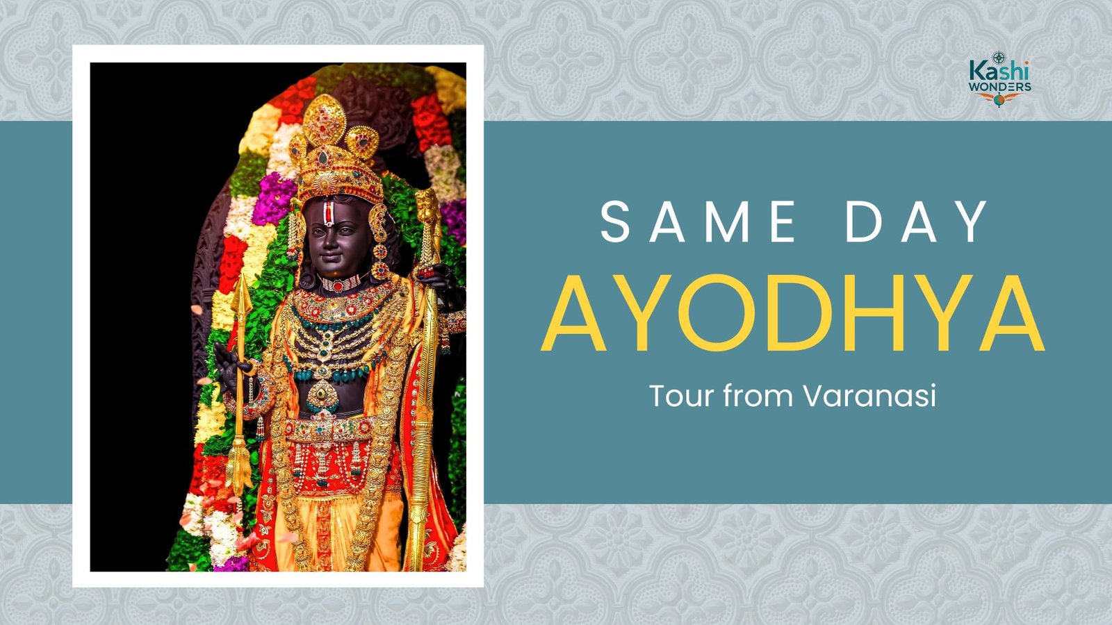 Same Day Ayodhya Tour from Varanasi